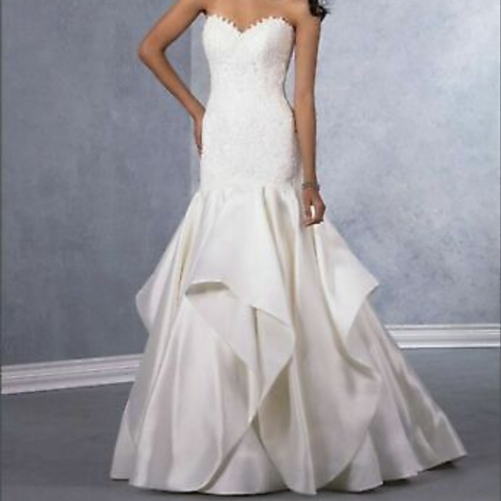 Wedding Dress 16 Alfred Angelo New Mermaid Plus